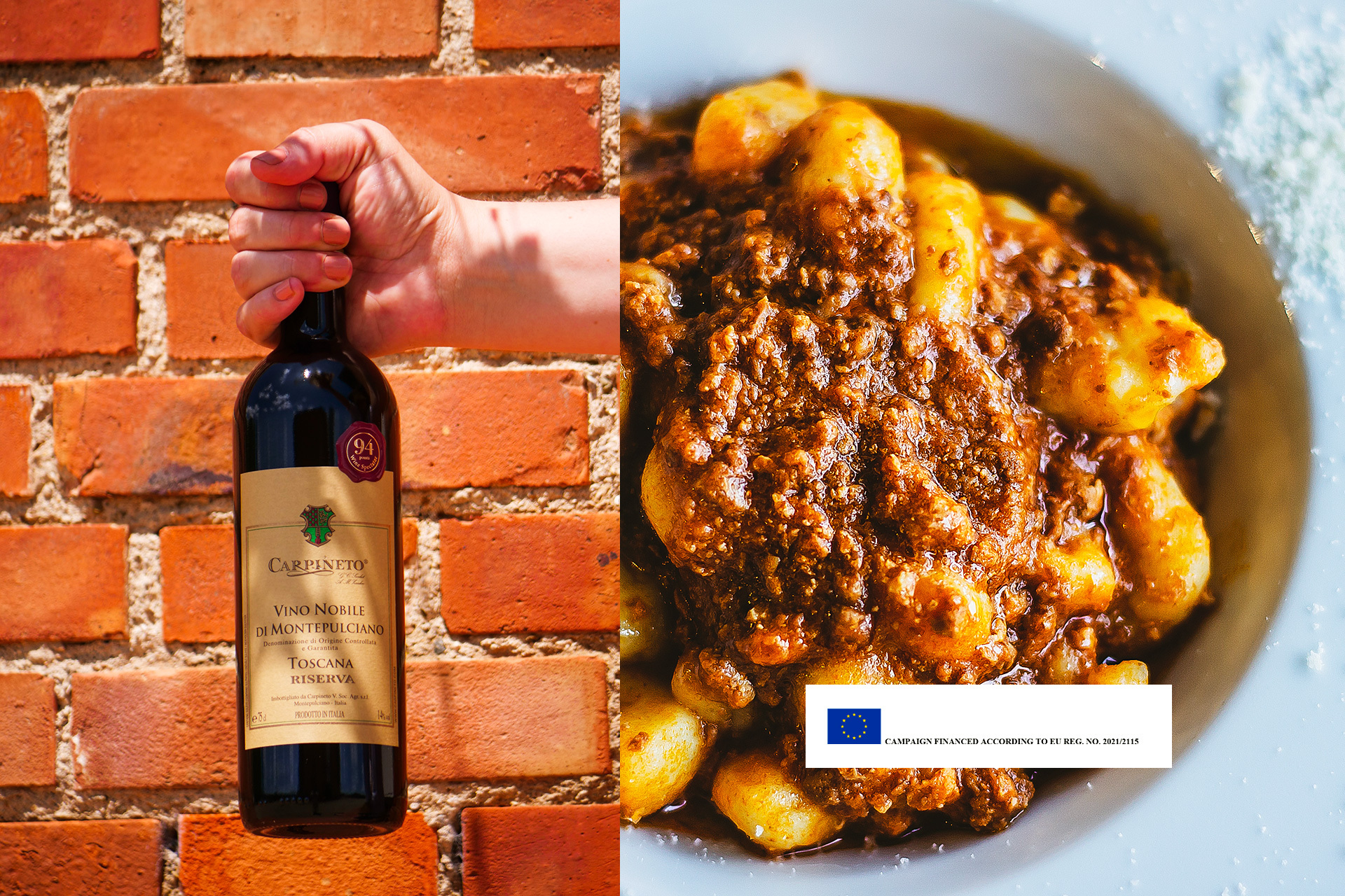 Homemade gnocchi al rag&ugrave; recipe and wine pairing

